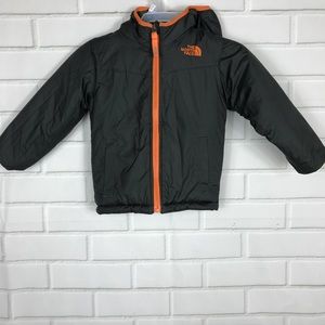 The North Face Camo Grey Reversible Jacket Size 2T